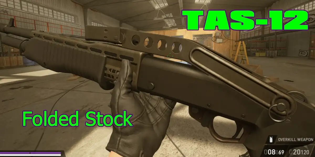 thumbnail with a modded gun for Payday 3